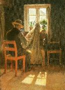 Anna Ancher, kran wollesen boder garn